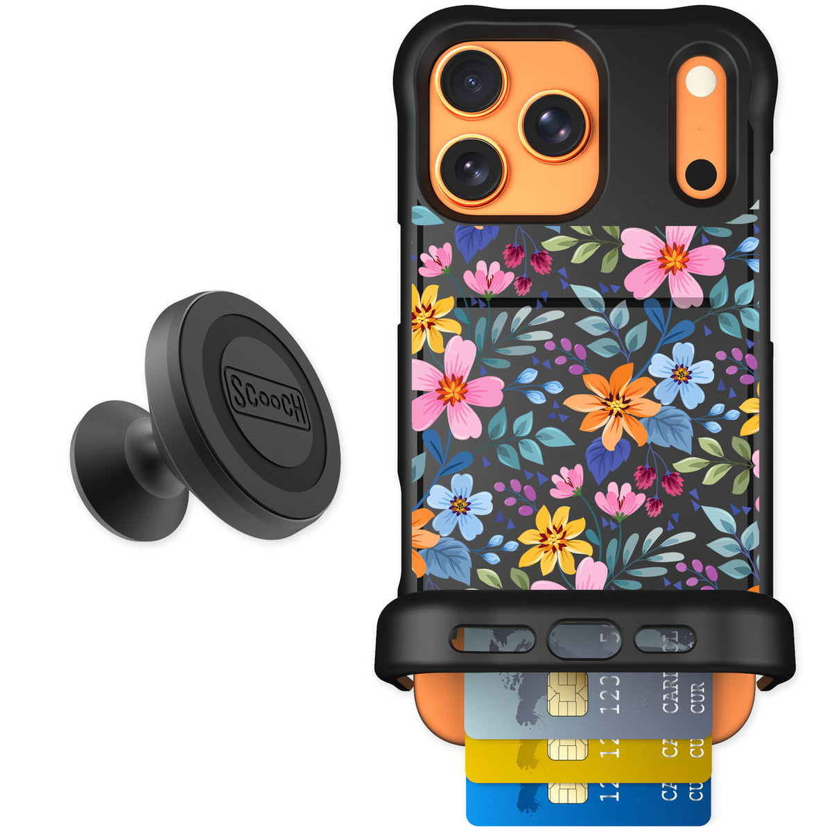 Scooch Wingmate Full Bloom for iPhone 17 Pro Max — Starter Bundle