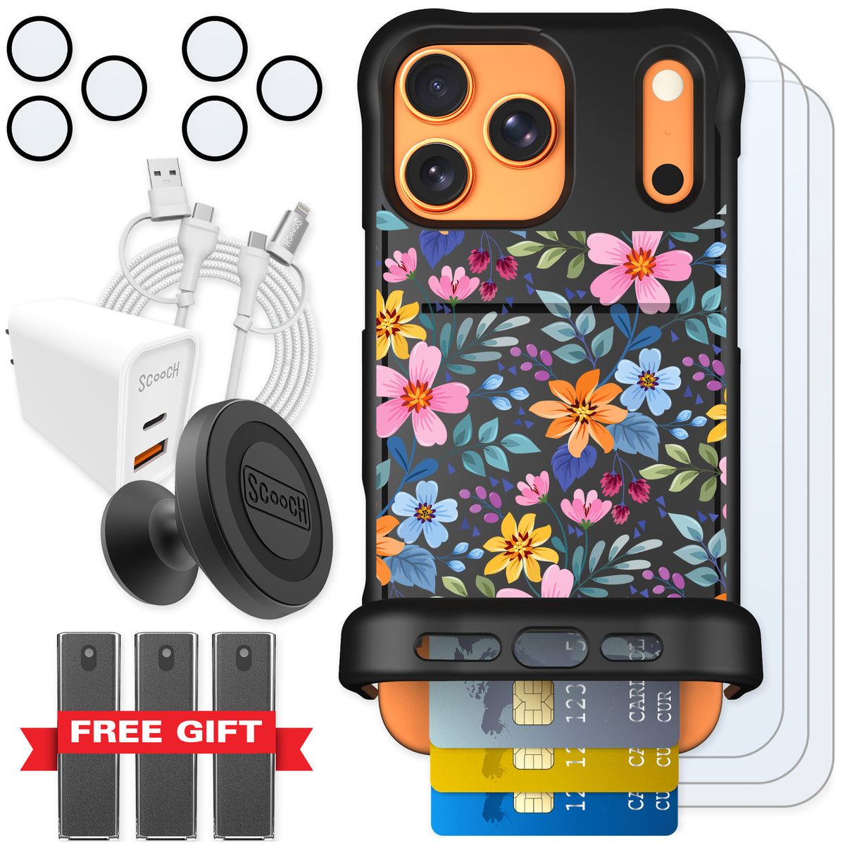 Scooch Wingmate Full Bloom for iPhone 17 Pro Max — Ultimate Bundle