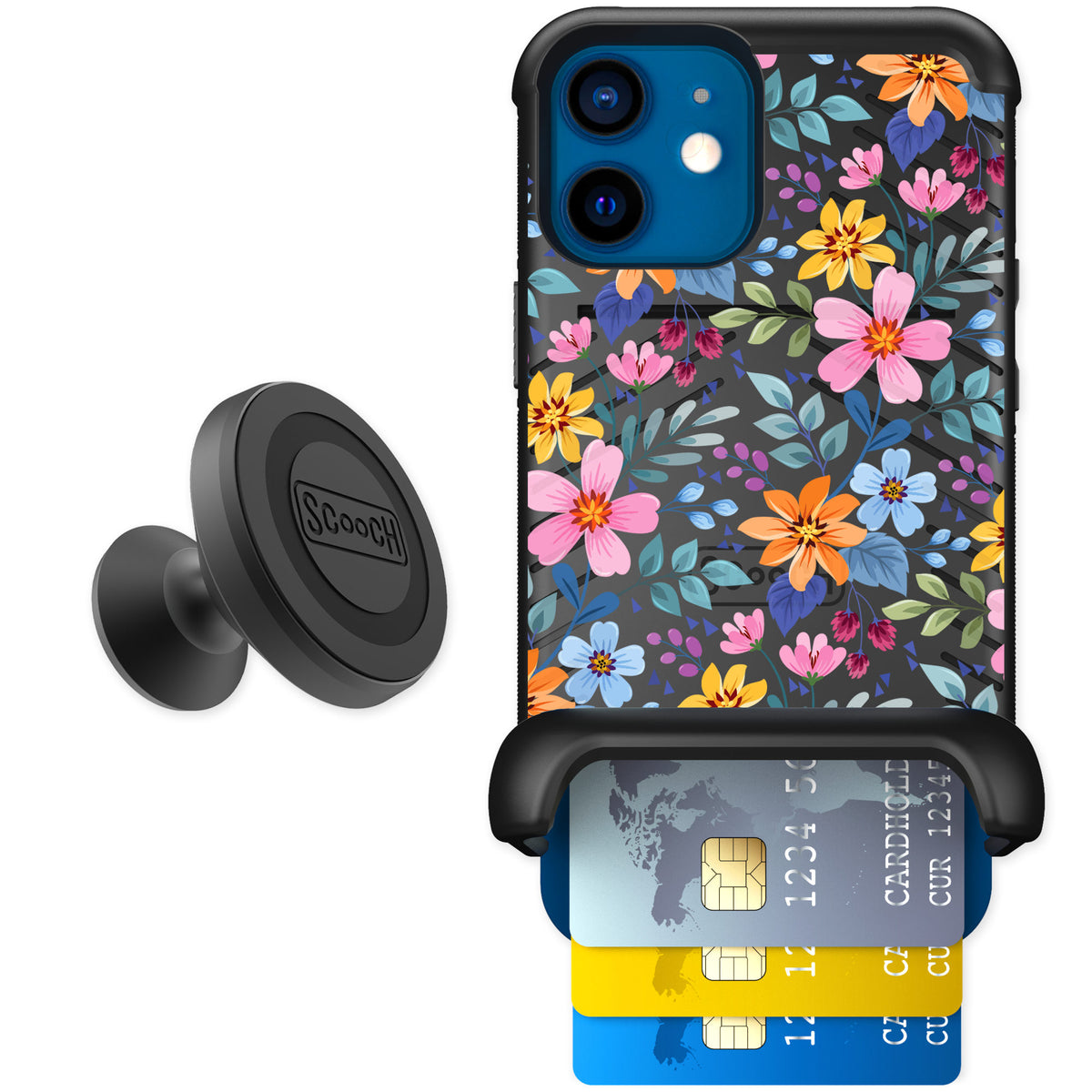 Scooch Wingmate Full Bloom for iPhone 12 mini — Starter Bundle