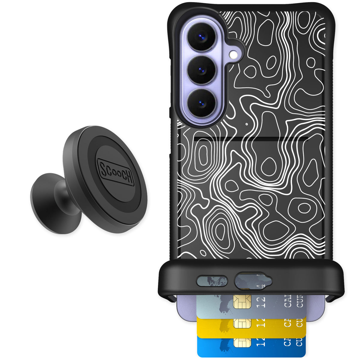Scooch Wingmate Topography for Galaxy S26+ — Starter Bundle