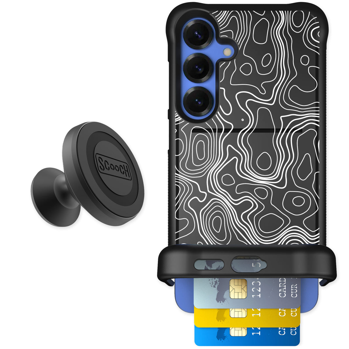 Scooch Wingmate Topography for Galaxy S25+ — Starter Bundle
