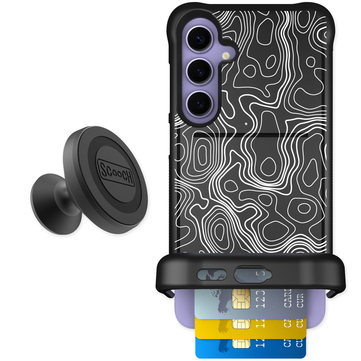 Scooch Wingmate Topography for Galaxy S24+ — Starter Bundle