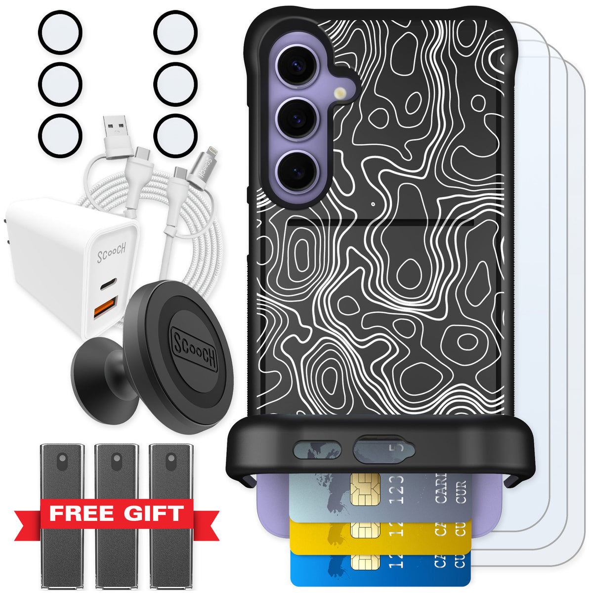 Scooch Wingmate Topography for Galaxy S24+ — Ultimate Bundle
