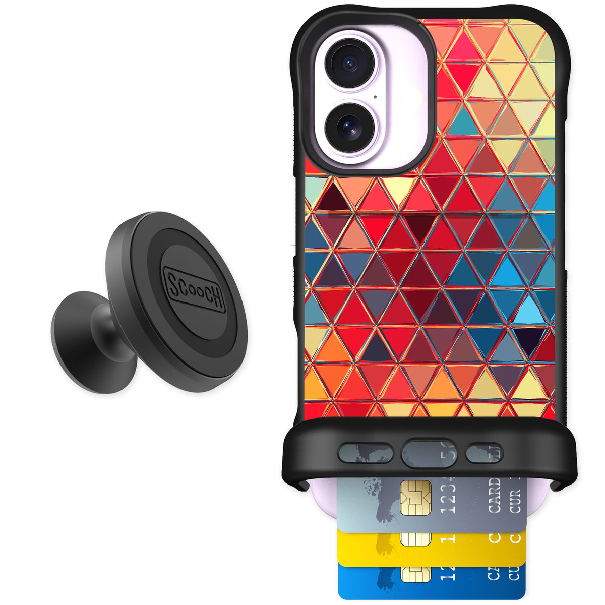 Scooch Wingmate Festive Glass for iPhone 17 — Starter Bundle