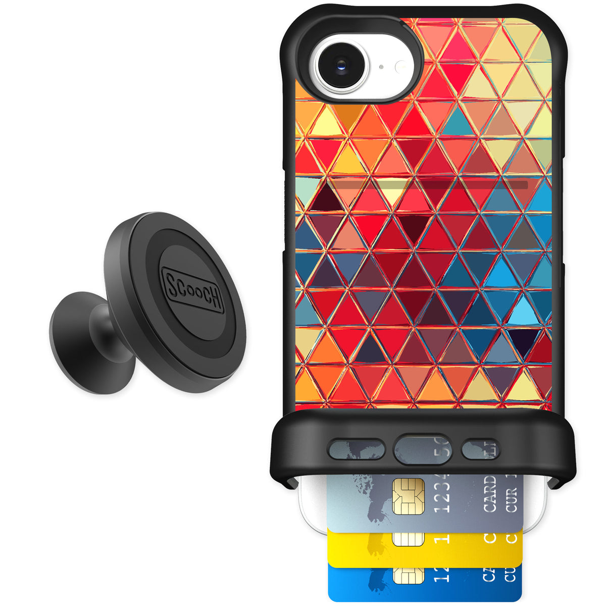 Scooch Wingmate Festive Glass for iPhone 17e — Starter Bundle