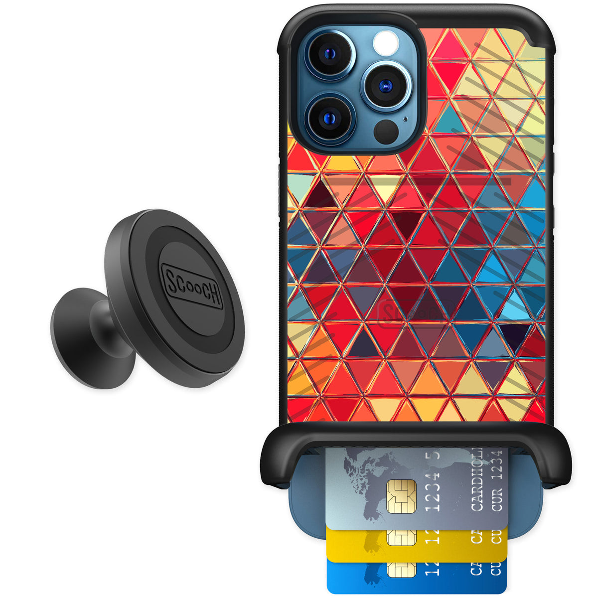 Scooch Wingmate Festive Glass for iPhone 12 Pro — Starter Bundle