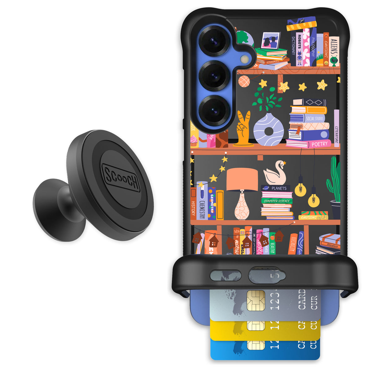 Scooch Wingmate Little Library for Galaxy S25+ — Starter Bundle