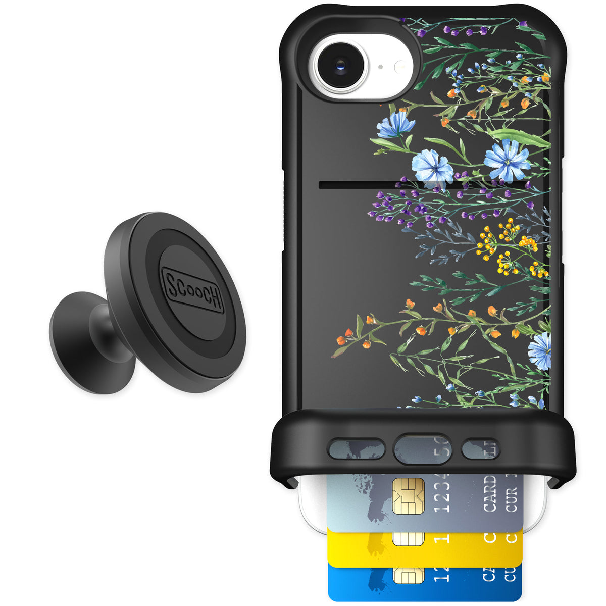 Scooch Wingmate Meadow Bloom for iPhone 17e — Starter Bundle