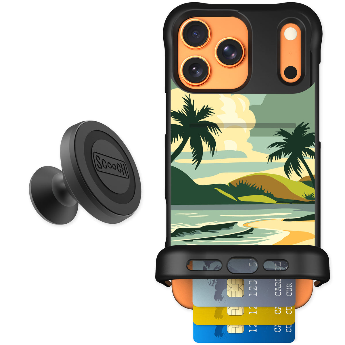 Scooch Wingmate Paradise Cove for iPhone 17 Pro Max — Starter Bundle