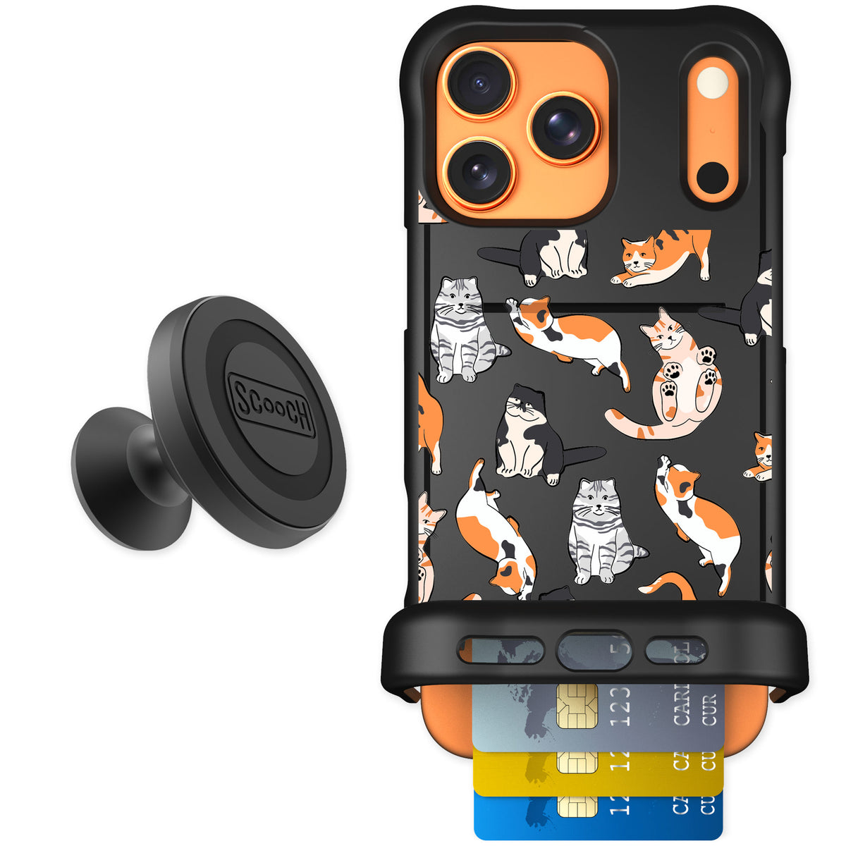 Scooch Wingmate Kitty Crew for iPhone 17 Pro Max — Starter Bundle