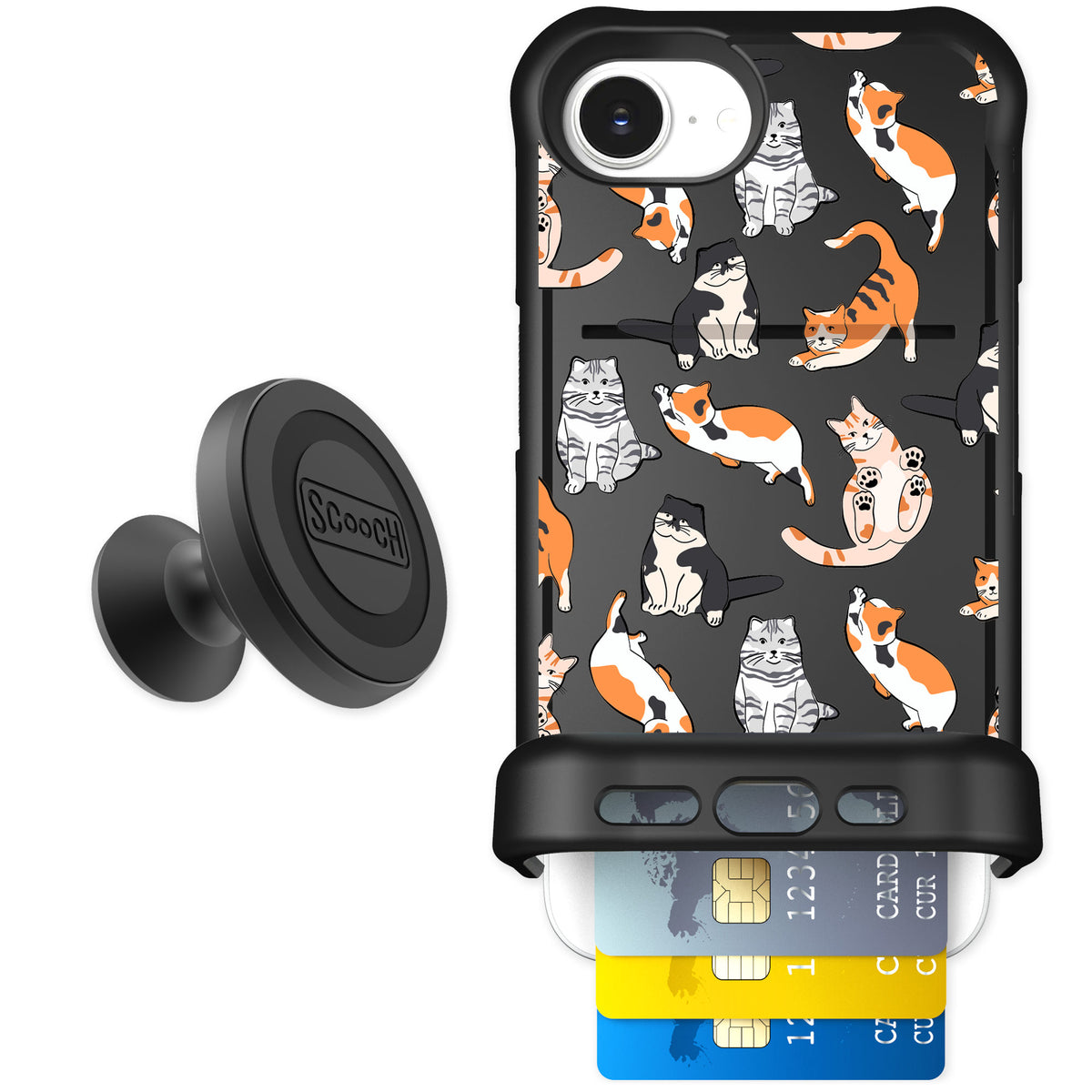 Scooch Wingmate Kitty Crew for iPhone 16e — Starter Bundle