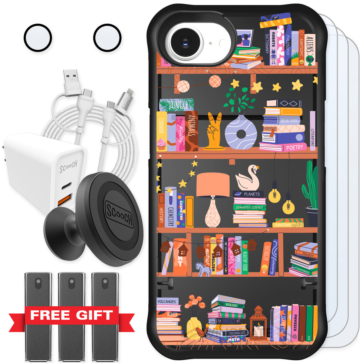 Scooch Wingmate Little Library for iPhone 17e — Ultimate Bundle