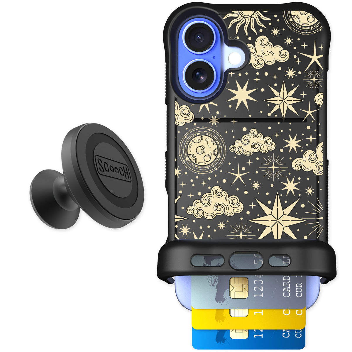 Scooch Wingmate Celestial Sleep for iPhone 16 — Starter Bundle