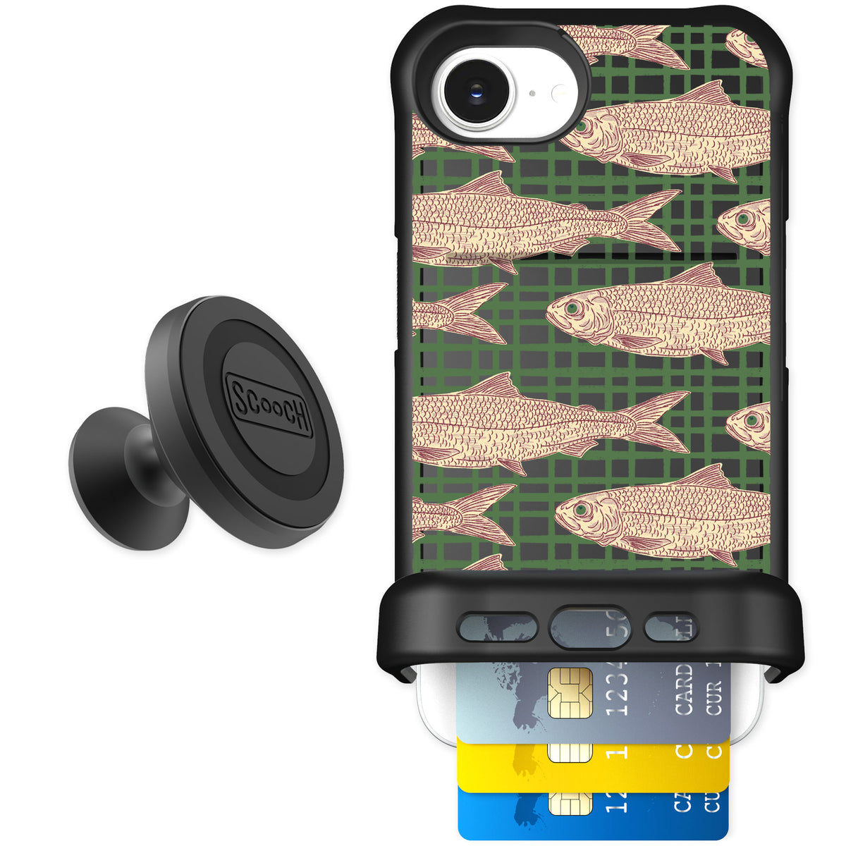 Scooch Wingmate Fresh Catch for iPhone 17e — Starter Bundle
