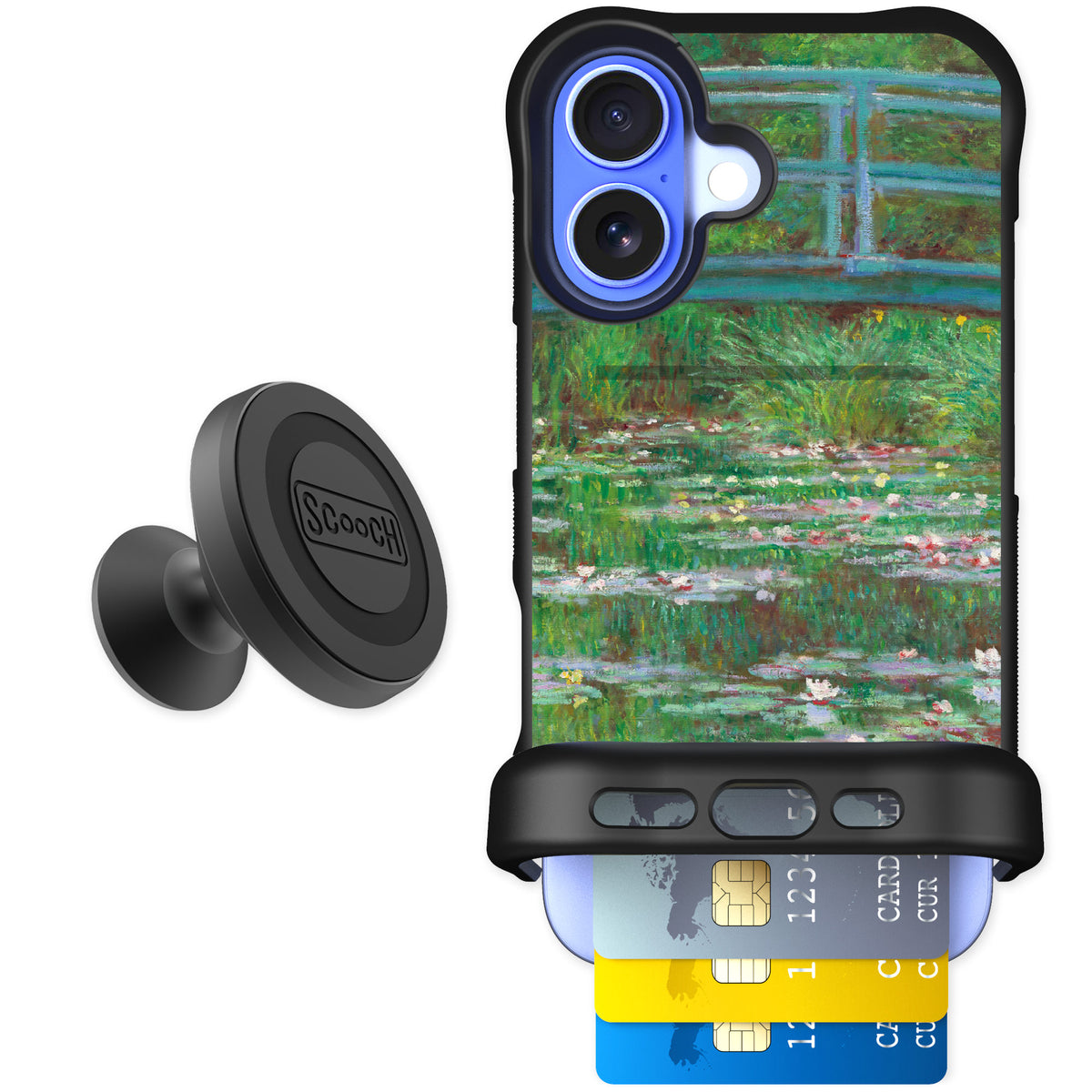 Scooch Wingmate Japanese Footbridge for iPhone 16 — Starter Bundle