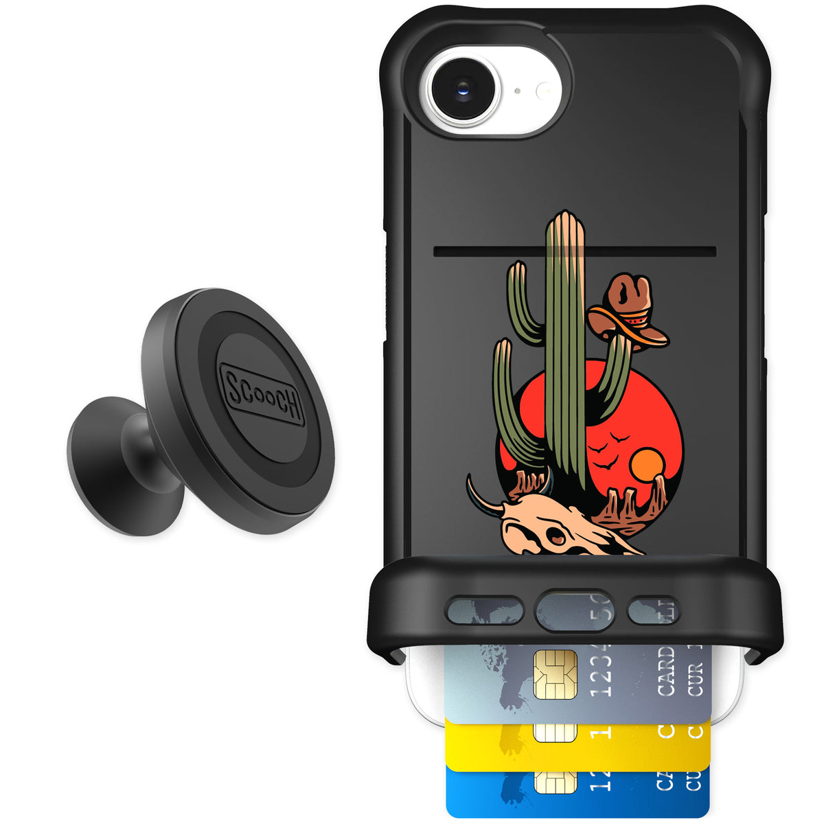 Scooch Wingmate Cactus Flash for iPhone 17e — Starter Bundle
