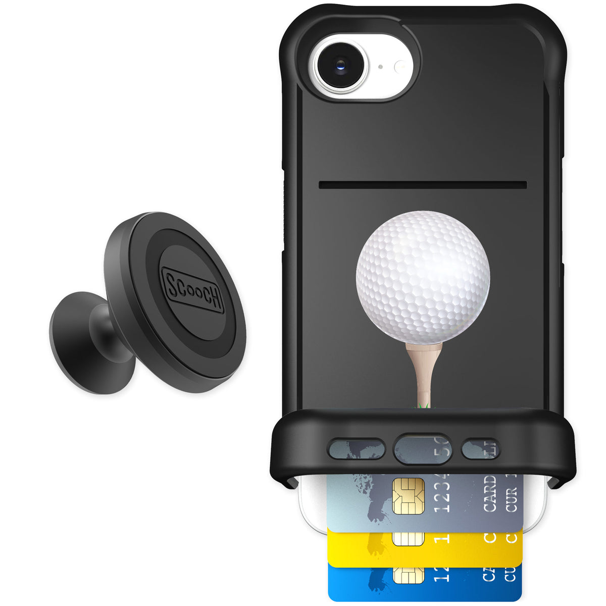 Scooch Wingmate Tee Time for iPhone 17e — Starter Bundle