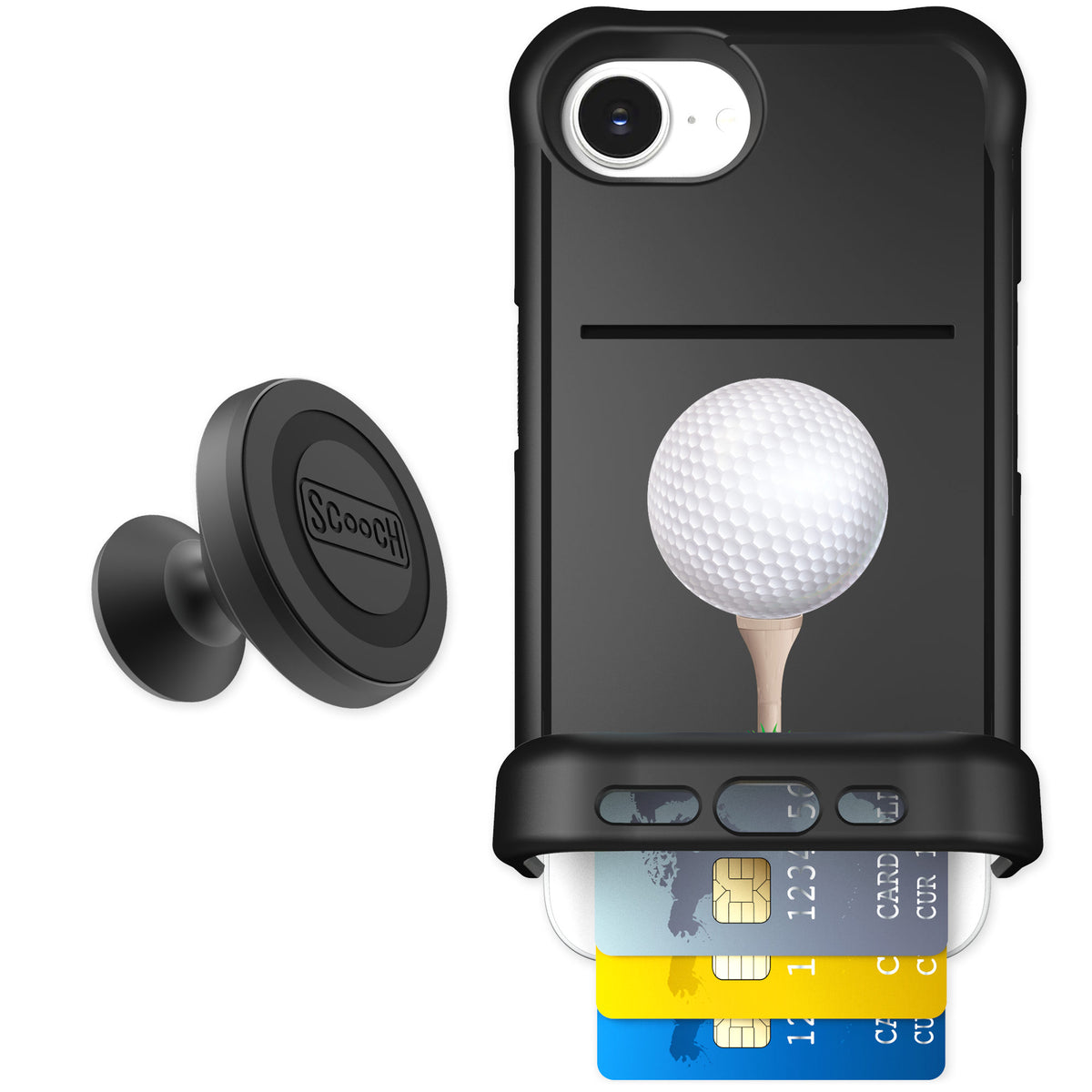 Scooch Wingmate Tee Time for iPhone 16e — Starter Bundle