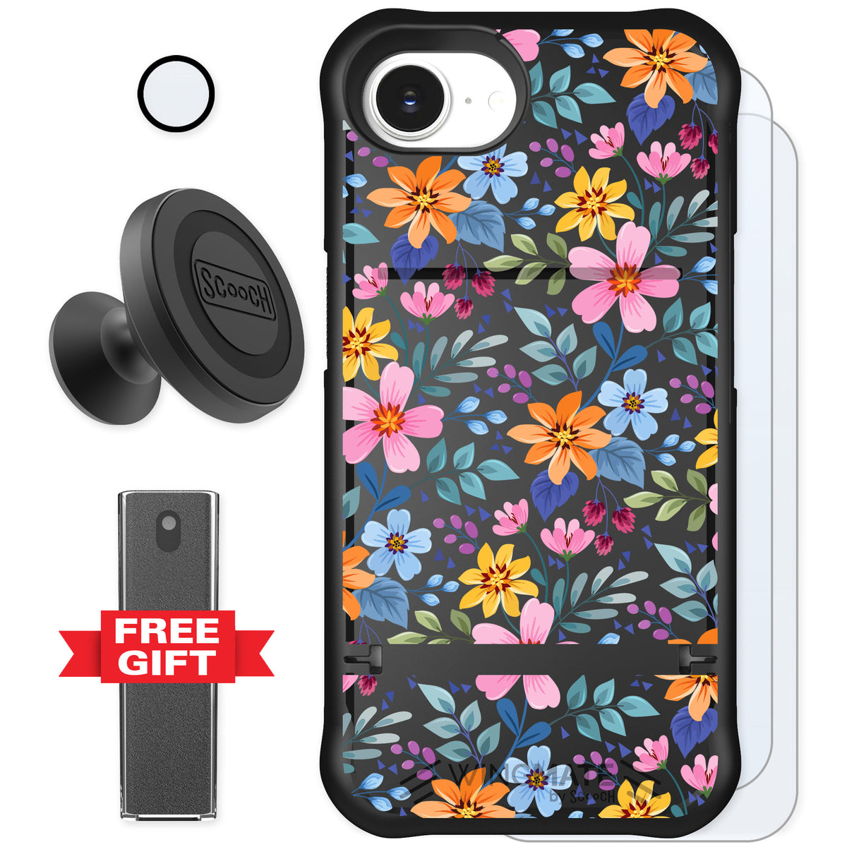 Scooch Wingmate Full Bloom for iPhone 17e — Defender Bundle