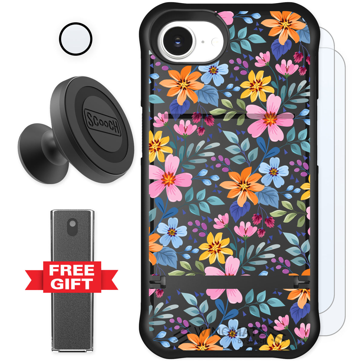 Scooch Wingmate Full Bloom for iPhone 16e — Defender Bundle