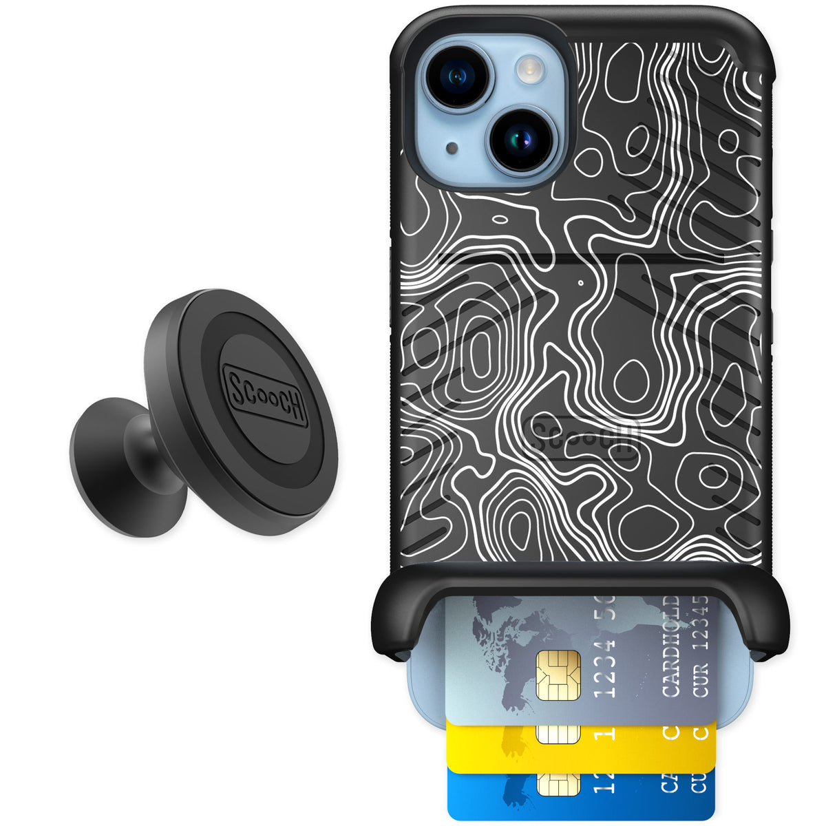 Scooch Wingmate Topography for iPhone 14 — Starter Bundle