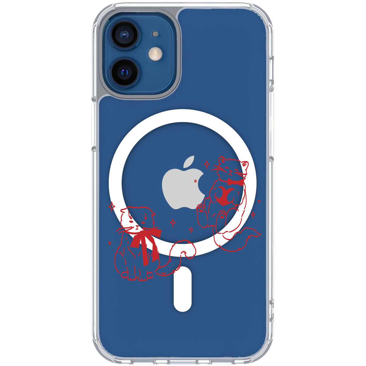 Scooch MagCase Cupid's Cats for iPhone 12 mini case