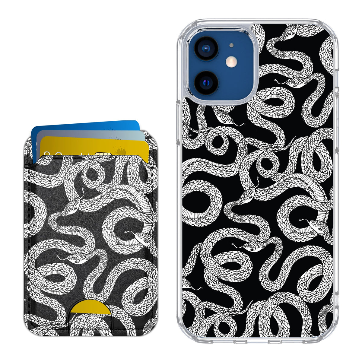 Scooch MagCase Snakes for iPhone 12 Pro and iPhone 12 with Matching MagWallet