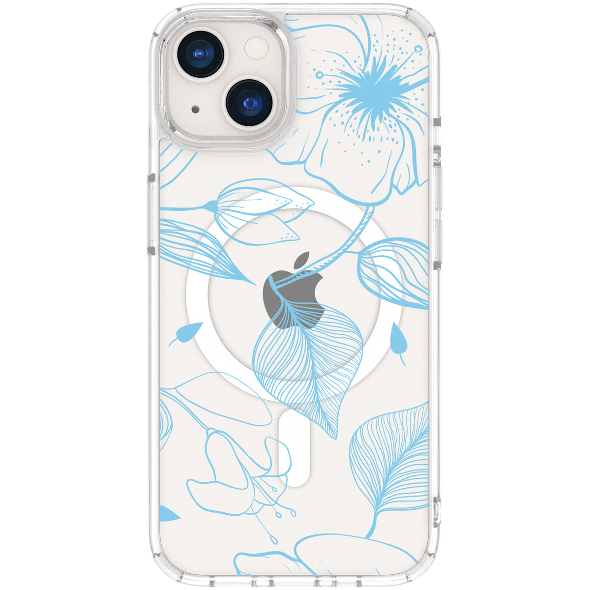 Scooch MagCase Blue Hibiscus for iPhone 13 case