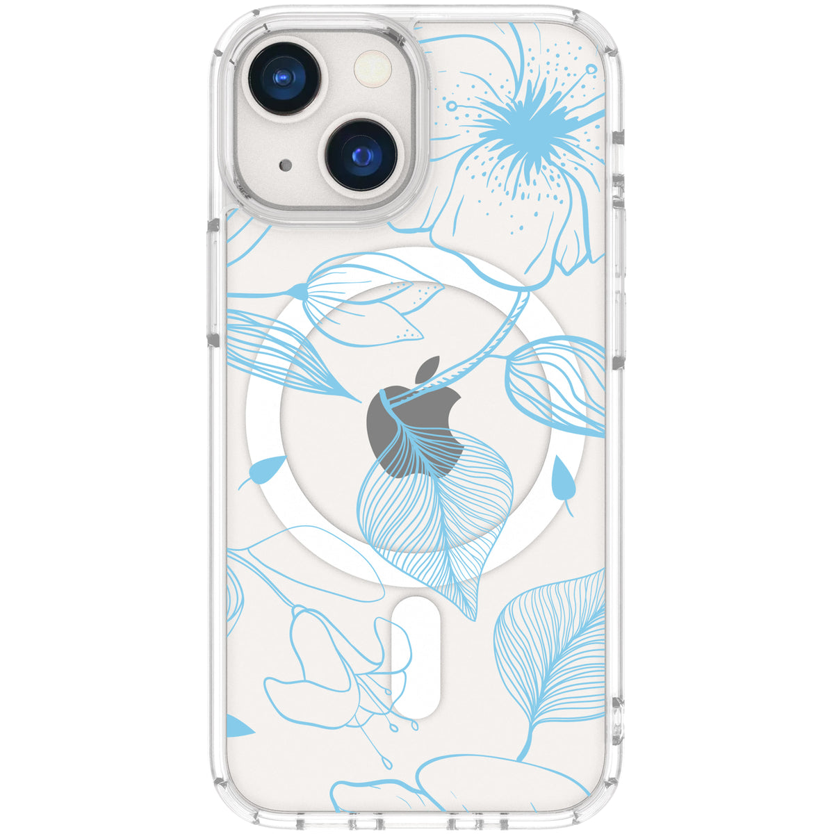 Scooch MagCase Blue Hibiscus for iPhone 13 mini case
