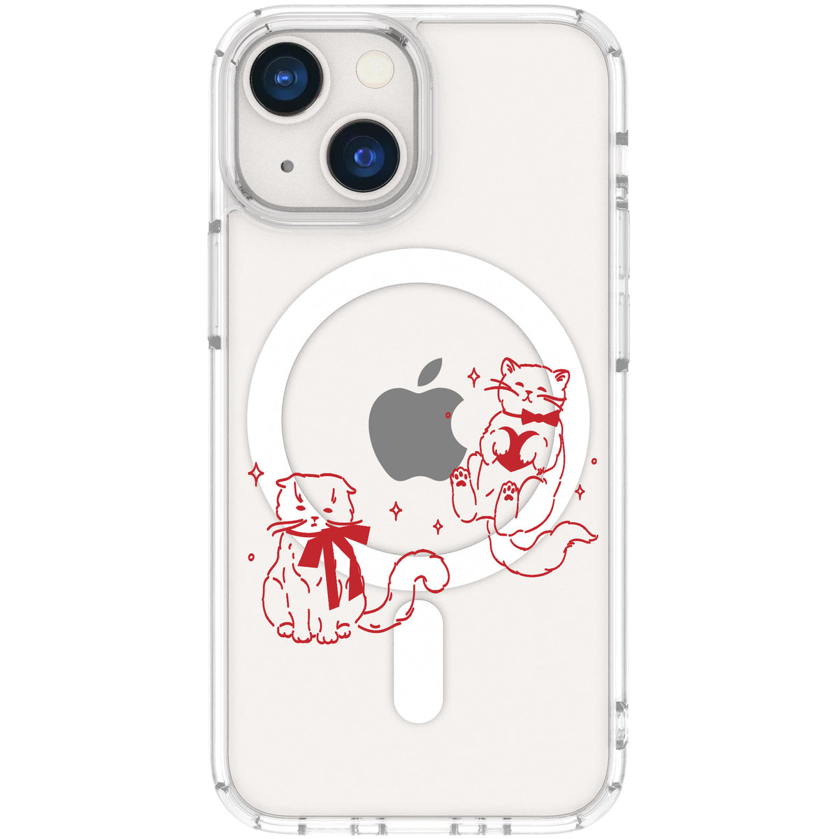 Scooch MagCase Cupid's Cats for iPhone 13 mini case