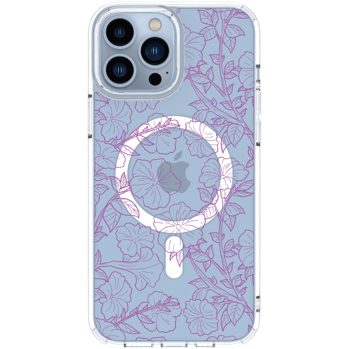 Scooch MagCase Purple Petunias for iPhone 13 Pro Max case