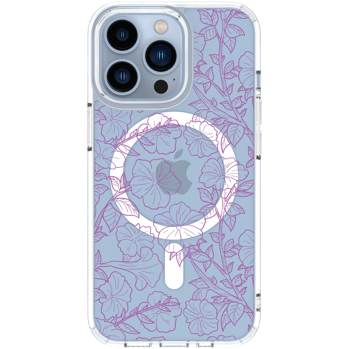 Scooch MagCase Purple Petunias for iPhone 13 Pro case