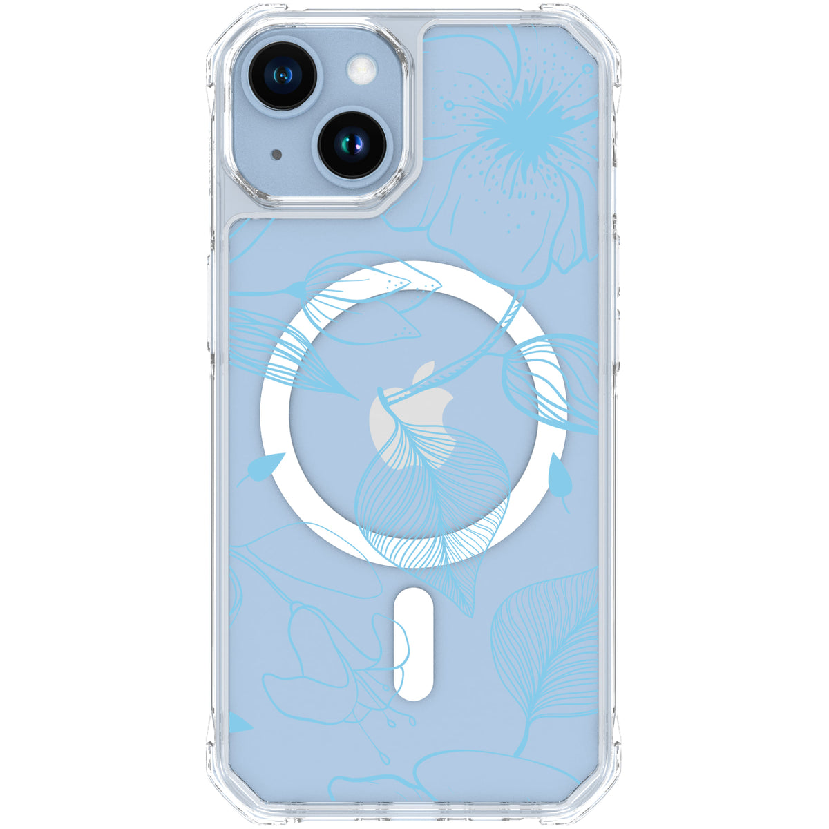 Scooch MagCase Blue Hibiscus for iPhone 14 case