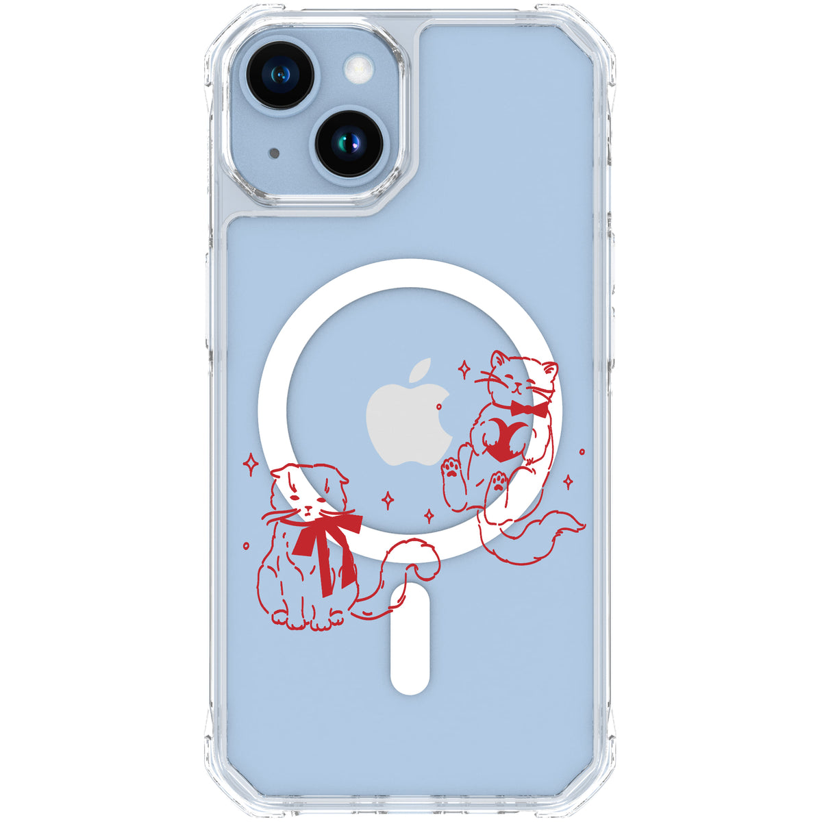 Scooch MagCase Cupid's Cats for iPhone 14 case