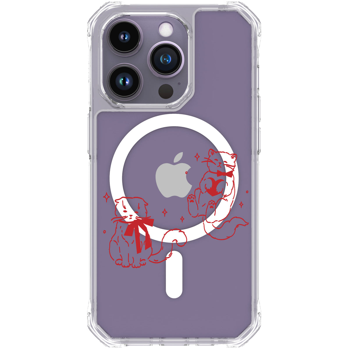 Scooch MagCase Cupid's Cats for iPhone 14 Pro case