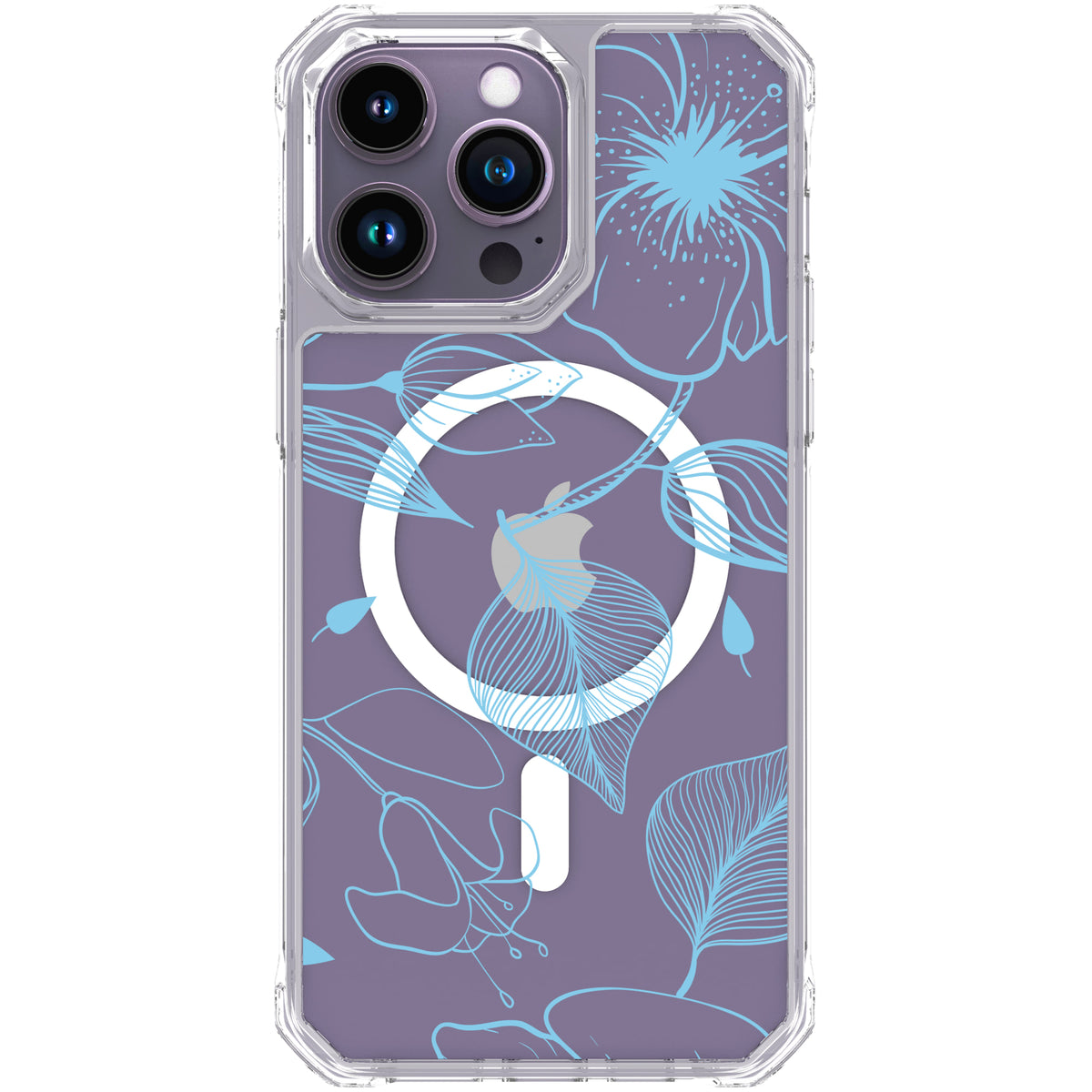 Scooch MagCase Blue Hibiscus for iPhone 14 Pro Max case