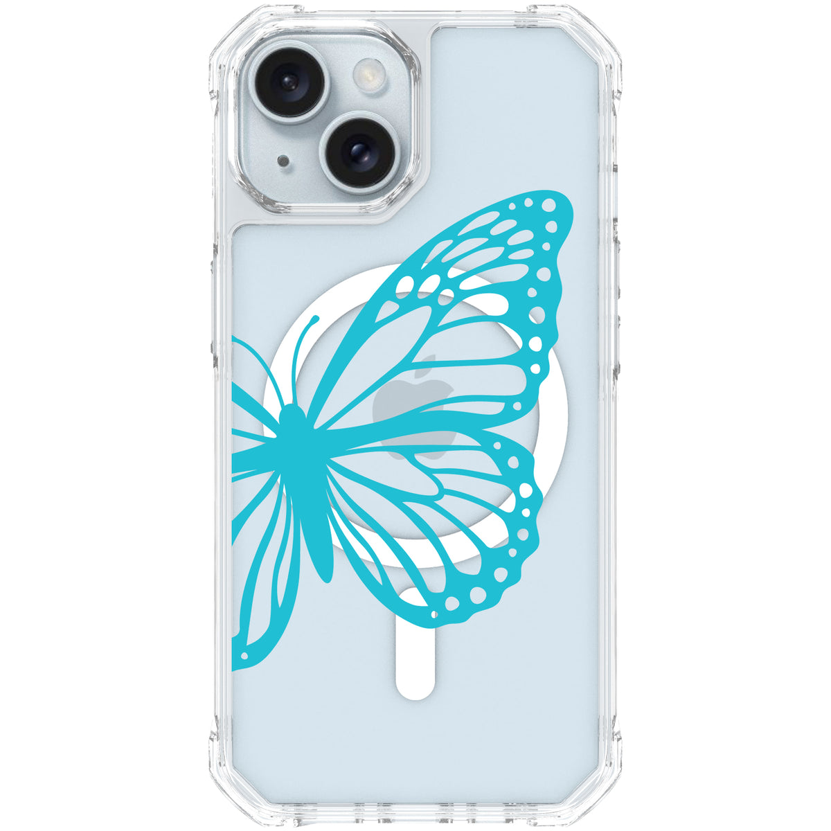 Scooch MagCase Azure Butterfly for iPhone 15 case