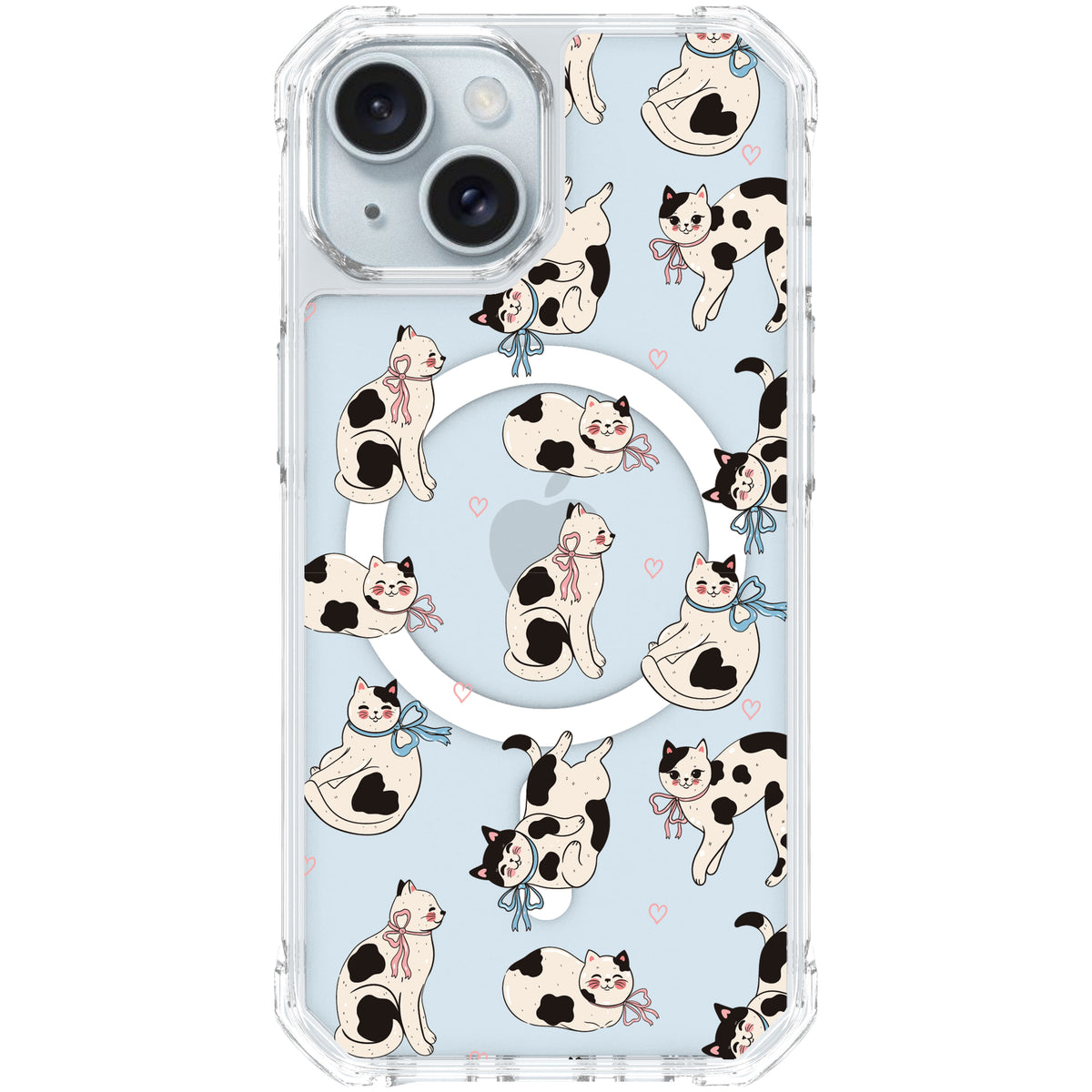 Scooch MagCase Bow Kitties for iPhone 15 case