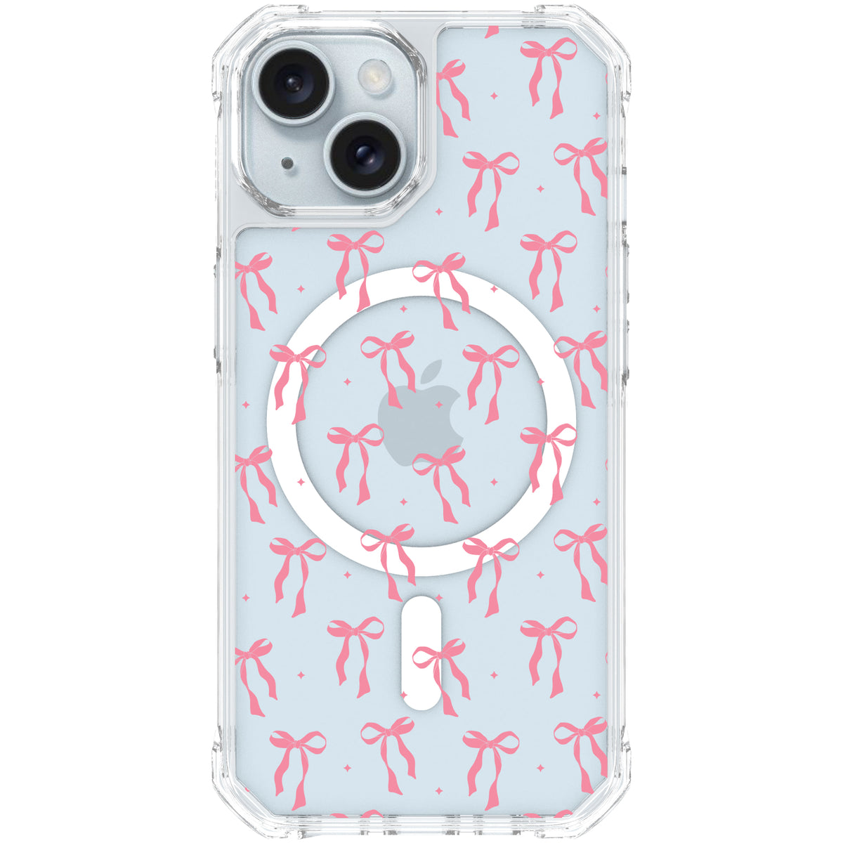 Scooch MagCase Pink Bows for iPhone 15 case
