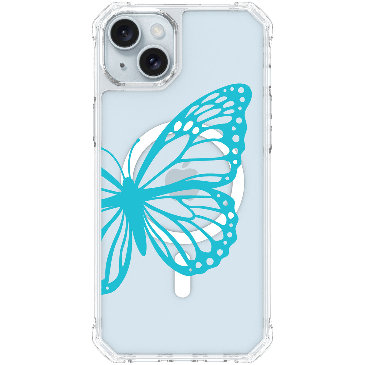 Scooch MagCase Azure Butterfly for iPhone 15 Plus and iPhone 14 Plus case