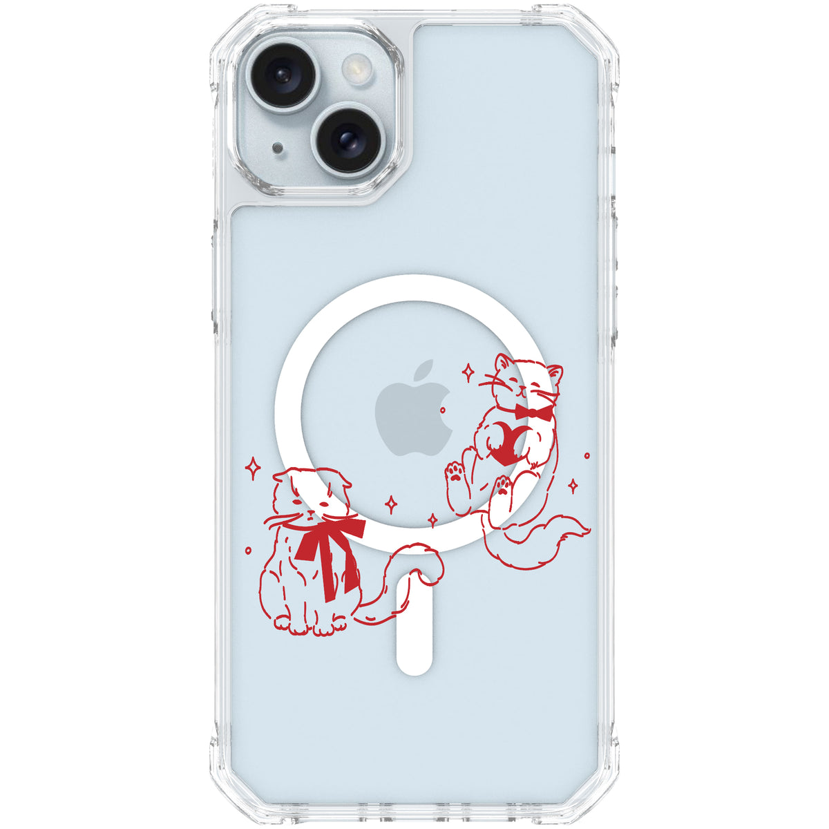 Scooch MagCase Cupid's Cats for iPhone 15 Plus and iPhone 14 Plus case