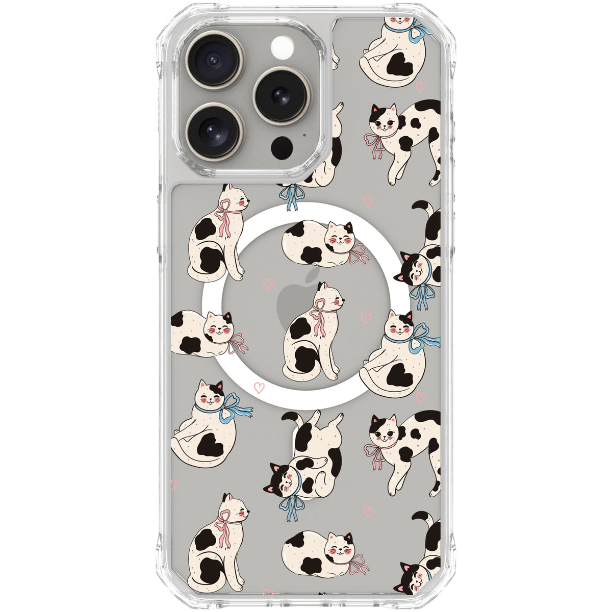 Scooch MagCase Bow Kitties for iPhone 15 Pro Max case