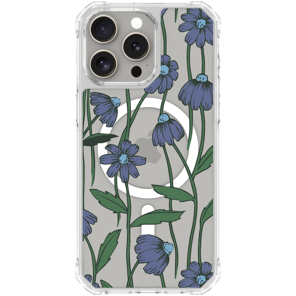 Scooch MagCase Violet Daisy for iPhone 15 Pro Max case