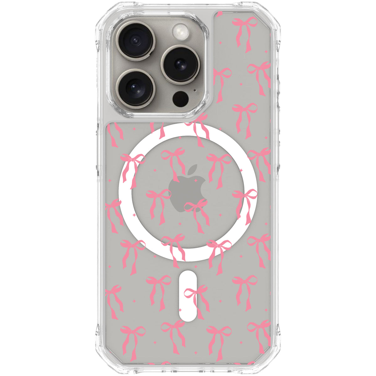 Scooch MagCase Pink Bows for iPhone 15 Pro case