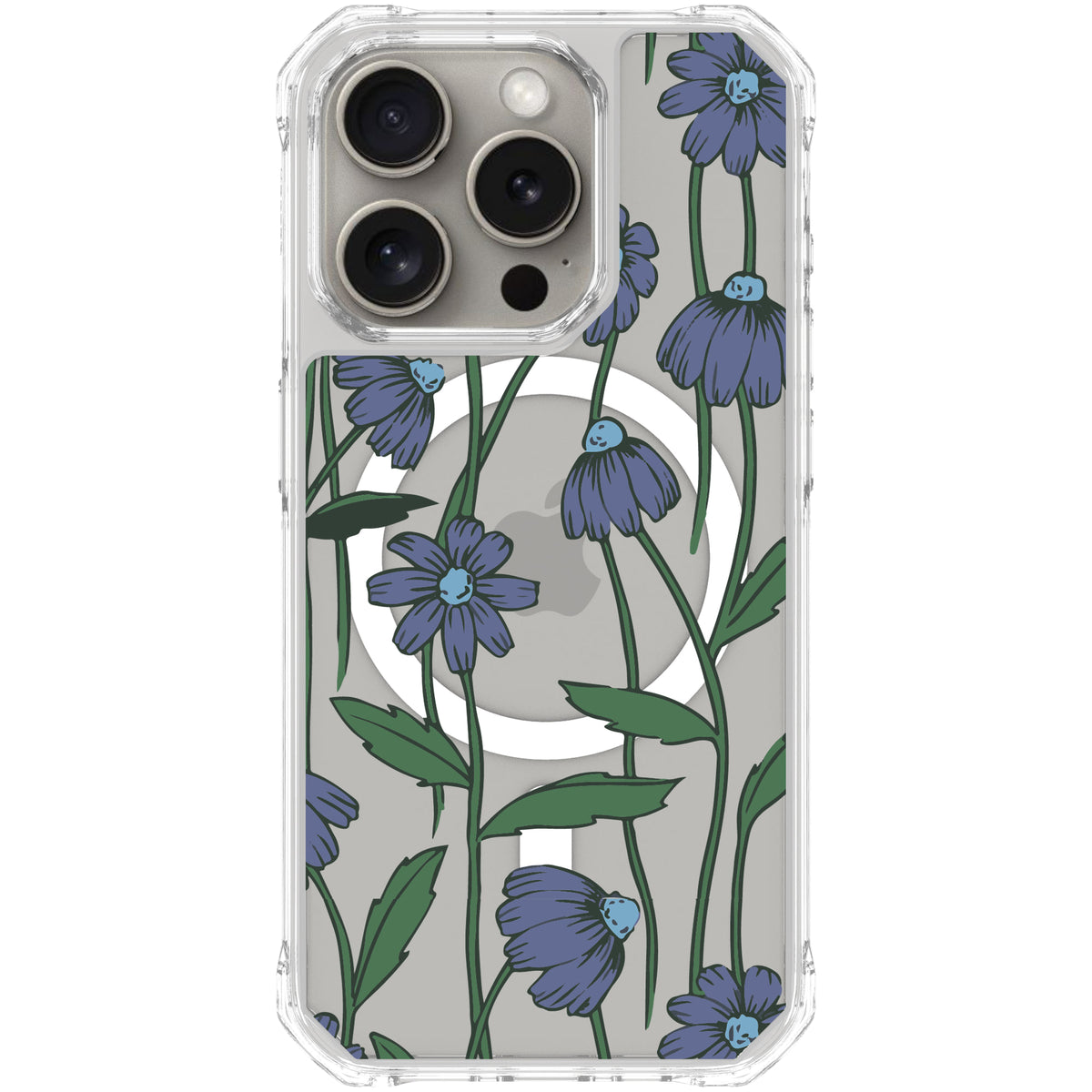 Scooch MagCase Violet Daisy for iPhone 15 Pro case