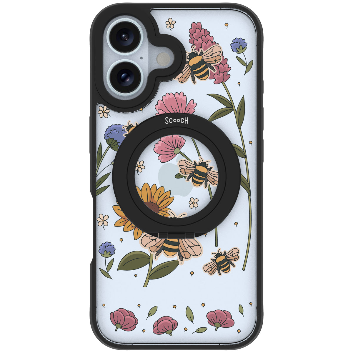 Scooch HaloCase Bee Happy for iPhone 16 case