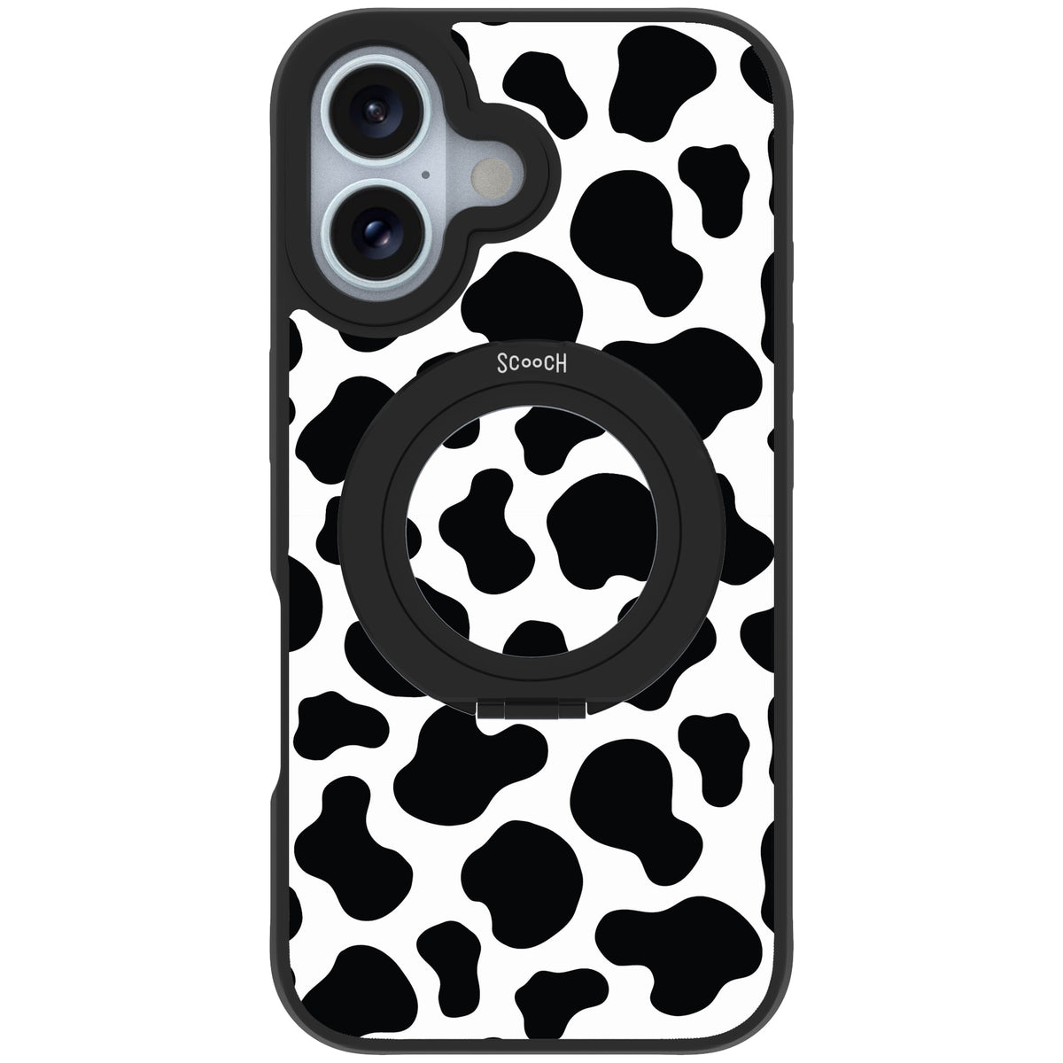 Scooch HaloCase Cow Print for iPhone 16 case