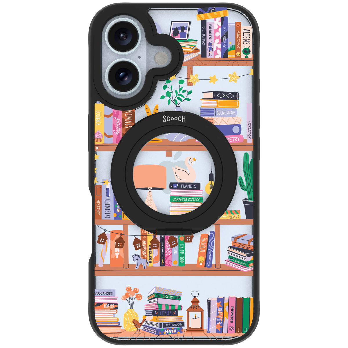 Scooch HaloCase Little Library for iPhone 16 case