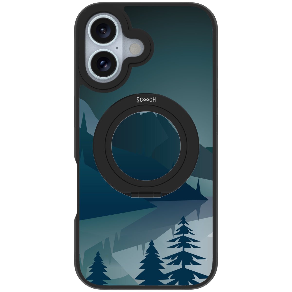 Scooch HaloCase Midnight Ridge for iPhone 16 case