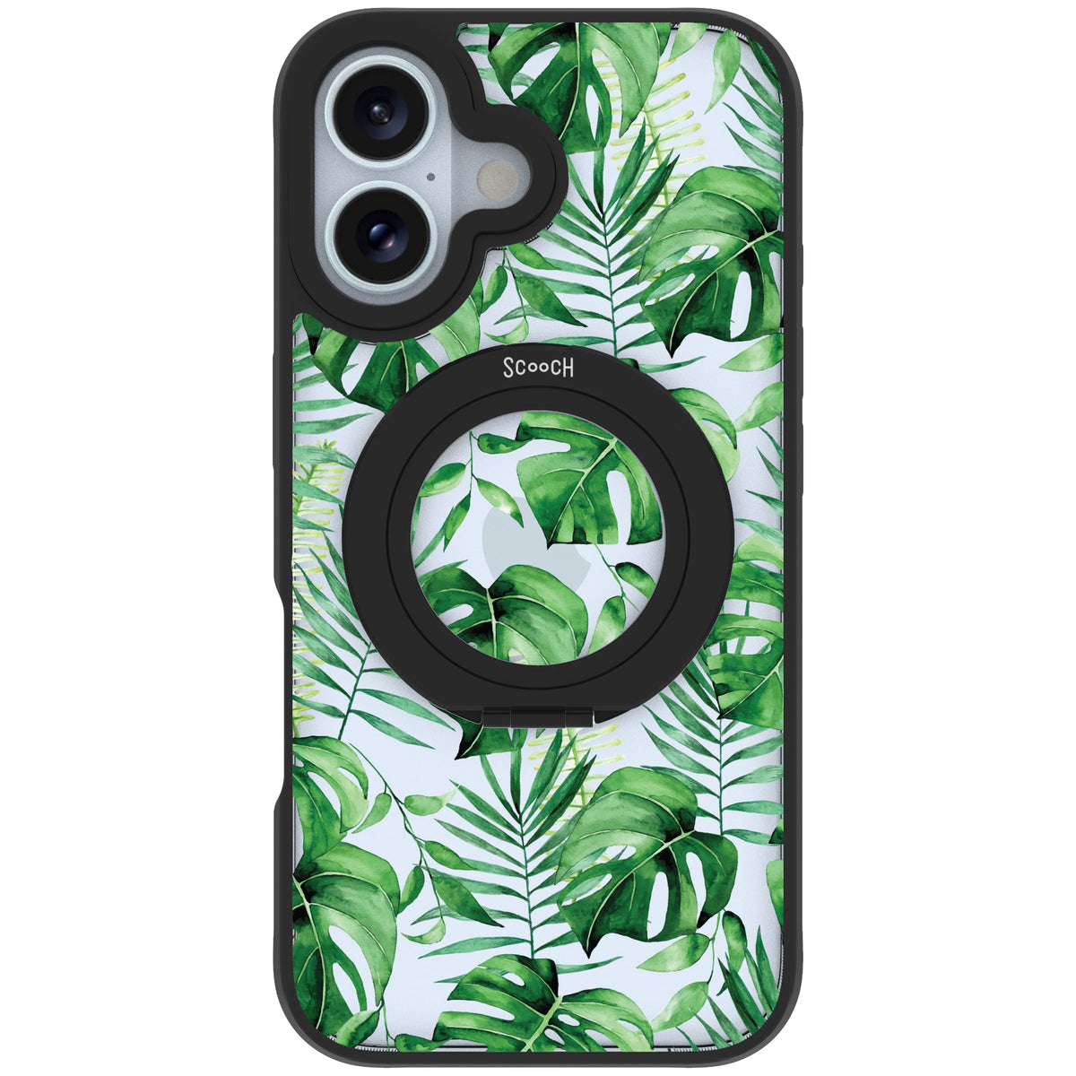 Scooch HaloCase Monstera for iPhone 16 case